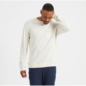 Vuori Jeffreys pullover long sleeve shirt striped M activewear athleisure casual